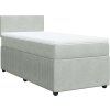 Box spring postel s matrací 90x200 cm samet [3289936] (Barva Modrá)