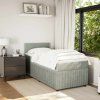 Box spring postel s matrací 90x200 cm samet [3289936] (Barva Modrá)