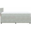 Box spring postel s matrací 90x200 cm samet [3289936] (Barva Modrá)
