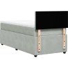Box spring postel s matrací 90x200 cm samet [3289936] (Barva Modrá)