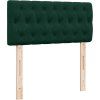 Box spring postel s matrací 90x200 cm samet [3288516] (Barva Světle šedá)
