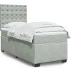 Box spring postel s matrací 90x200 cm samet [3293126] (Barva Modrá)