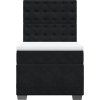 Box spring postel s matrací 90x200 cm samet [3293126] (Barva Modrá)