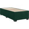 Box spring postel s matrací 90x200 cm samet [3293126] (Barva Modrá)