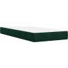 Box spring postel s matrací 90x200 cm samet [3293126] (Barva Modrá)