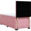 Box spring postel s matrací 90x200 cm samet [3293126] (Barva Modrá)