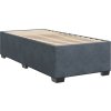 Box spring postel s matrací 90x200 cm samet [3290805] (Barva Tmavě šedá)