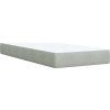Box spring postel s matrací tmavě 90x200 cm samet [3292240] (Barva Černá)