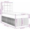 Box spring postel s matrací tmavě 90x200 cm samet [3292240] (Barva Černá)