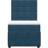 Box spring postel s matrací tmavě 90x200 cm samet [3292240] (Barva Černá)