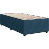 Box spring postel s matrací tmavě 90x200 cm samet [3292240] (Barva Černá)