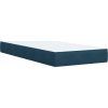 Box spring postel s matrací tmavě 90x200 cm samet [3292240] (Barva Černá)