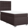 Box spring postel s matrací 90x200 cm textil [3290372] (Barva Tmavě šedá)