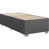 Box spring postel s matrací 90x200 cm textil [3288073] (Barva Černá)