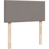 Box spring postel s matrací 90x200 cm textil [3285765] (Barva Tmavě šedá)
