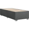 Box spring postel s matrací 90x200 cm textil [3285765] (Barva Tmavě šedá)