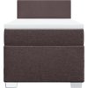 Box spring postel s matrací 90x200 cm textil [3285765] (Barva Tmavě šedá)