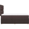 Box spring postel s matrací 90x200 cm textil [3291948] (Barva Černá)