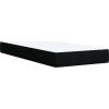 Box spring postel s matrací 90x200 cm textil [3291948] (Barva Černá)