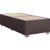 Box spring postel s matrací 90x200 cm textil [3292664] (Barva Světle šedá)