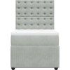 Box spring postel s matrací 90x200 cm samet [3292250] (Barva Světle šedá)