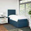 Box spring postel s matrací 90x200 cm samet [3292250] (Barva Světle šedá)