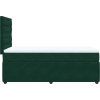 Box spring postel s matrací 90x200 cm samet [3292250] (Barva Světle šedá)