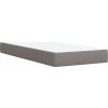 Box spring postel s matrací 80x200 cm textil [3294192] (Barva Černá)