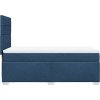 Box spring postel s matrací 80x200 cm textil [3292621] (Barva Modrá)