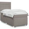 Box spring postel s matrací 80 x 200 cm textil [3292621] (Barva Modrá)