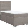 Box spring postel s matrací 80 x 200 cm textil [3292621] (Barva Modrá)