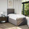 Box spring postel s matrací 80 x 200 cm textil [3292621] (Barva Modrá)