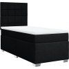 Box spring postel s matrací 80 x 200 cm textil [3292621] (Barva Modrá)