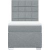 Box spring postel s matrací 80 x 200 cm textil [3292621] (Barva Modrá)