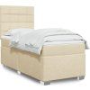 Box spring postel s matrací 80 x 200 cm textil [3292621] (Barva Modrá)