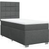 Box spring postel s matrací 80 x 200 cm textil [3292621] (Barva Modrá)
