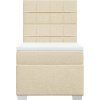 Box spring postel s matrací 80 x 200 cm textil [3292621] (Barva Modrá)