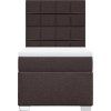 Box spring postel s matrací 80 x 200 cm textil [3292621] (Barva Modrá)