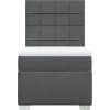 Box spring postel s matrací 80 x 200 cm textil [3292621] (Barva Modrá)