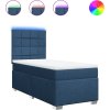 Box spring postel s matrací 80x200 cm textil [3292621] (Barva Modrá)