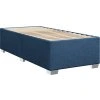 Box spring postel s matrací 80 x 200 cm textil [3292621] (Barva Modrá)