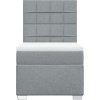 Box spring postel s matrací 80 x 200 cm textil [3292621] (Barva Modrá)