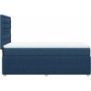 Box spring postel s matrací 80x200 cm textil [3291898] (Barva Tmavě šedá)