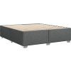 Box spring postel s matrací 180x200 cm textil [3285961] (Barva Tmavě šedá)