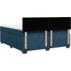 Box spring postel s matrací 180x200 cm samet [3286380] (Barva Černá)