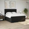 Box spring postel s matrací 180x200 cm textil [3292881] (Barva Světle šedá)