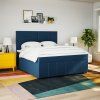 Box spring postel s matrací 180x200 cm textil [3294047] (Barva Světle šedá)