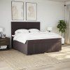 Box spring postel s matrací 180x200 cm textil [3294047] (Barva Světle šedá)