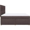 Box spring postel s matrací 180x200 cm textil [3291359] (Barva Světle šedá)