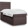 Box spring postel s matrací 80x200 cm textil [3291107] (Barva Světle šedá)